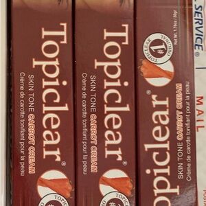 Topiclear Skin Tone Carrot Cream pack of 3